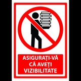 Indicator asigurati-va ca aveti vizibilitate